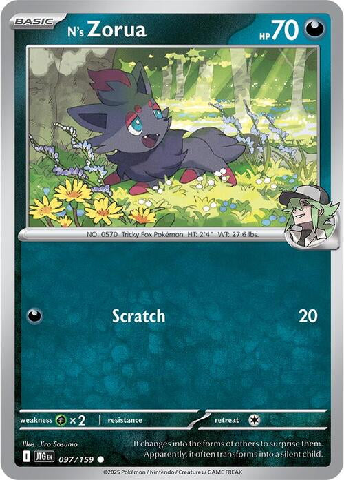 Journey Together N's Zorua #97/159